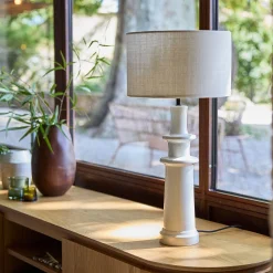 alinea Abat-Jour Suspension|Suspension Non-Électrifiée*Abat-jour conique en tissu D40cm - Blanc