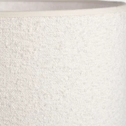 alinea Abat-Jour Lampe*Abat-jour cylindrique en bouclette D32cm - Blanc
