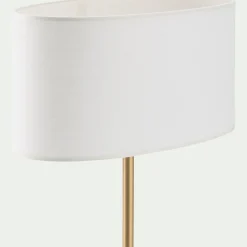 alinea Abat-Jour Lampe*Abat-jour cylindrique en coton D32cm - Blanc
