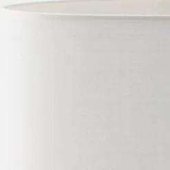 alinea Abat-Jour Lampe*Abat-jour cylindrique en coton D32cm - Blanc