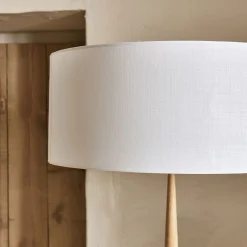 alinea Abat-Jour Suspension|Suspension Non-Électrifiée*Abat-jour cylindrique en coton D60cm - capelan Blanc