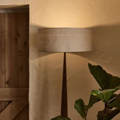 alinea Abat-Jour Lampe|Abat-Jour Suspension*Abat-jour cylindrique en coton D50cm - écru Blanc