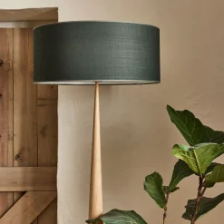 alinea Lustre De Salle À Manger|Lustre*Abat-jour cylindrique en coton D60cm - cèdre Vert