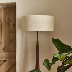 alinea Abat-Jour Lampe|Abat-Jour Suspension*Abat-jour cylindrique en jute D50cm - Blanc