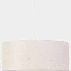 alinea Abat-Jour Lampe|Abat-Jour Suspension*Abat-jour cylindrique en jute D50cm - Blanc