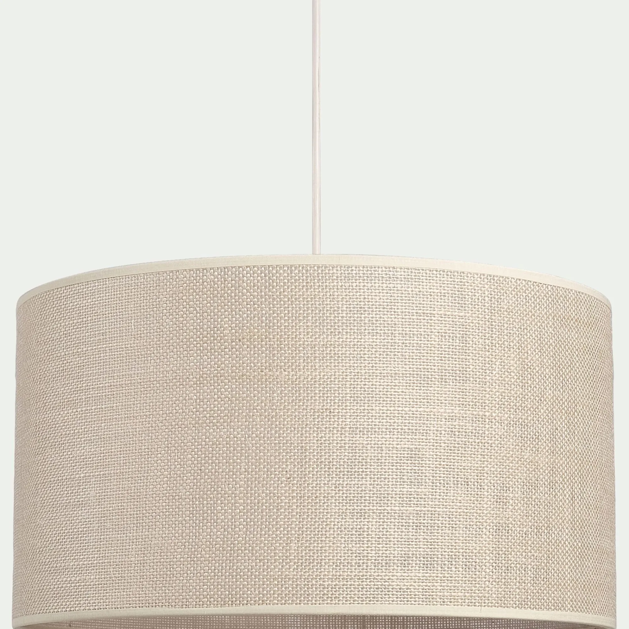 alinea Abat-Jour Suspension|Abat-Jour Naturel*Abat-jour cylindrique en jute D35cm - Blanc