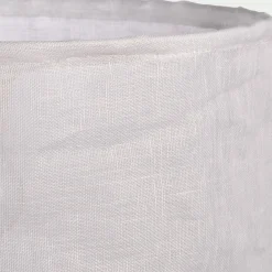 alinea Lustre De Salle À Manger|Lustre*Abat-jour cylindrique en lin D35cm - Blanc
