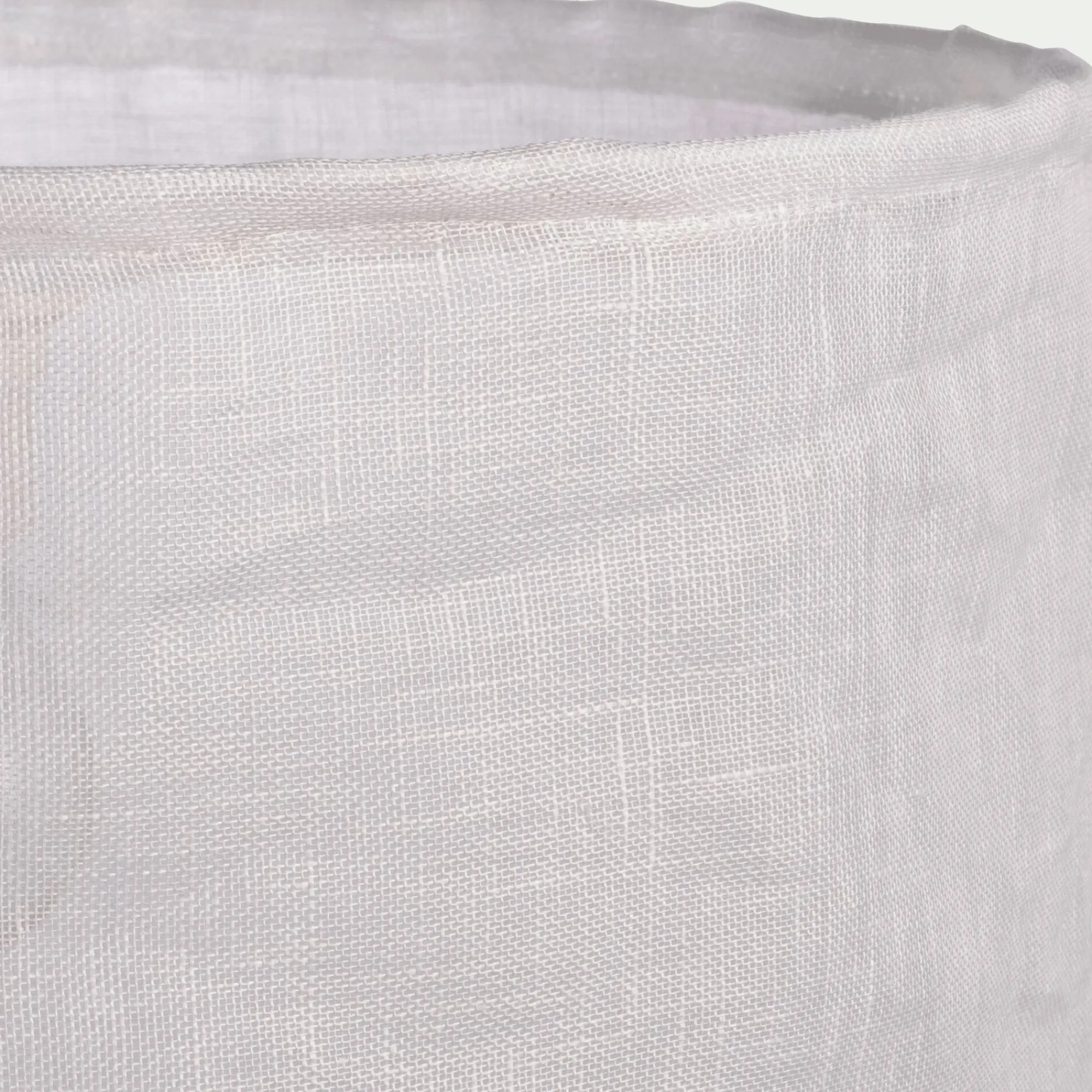 alinea Lustre De Salle À Manger|Lustre*Abat-jour cylindrique en lin D35cm - Blanc