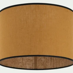 alinea Abat-Jour Lampe|Abat-Jour Naturel*Abat-jour cylindrique en lin D32cm - miel Jaune