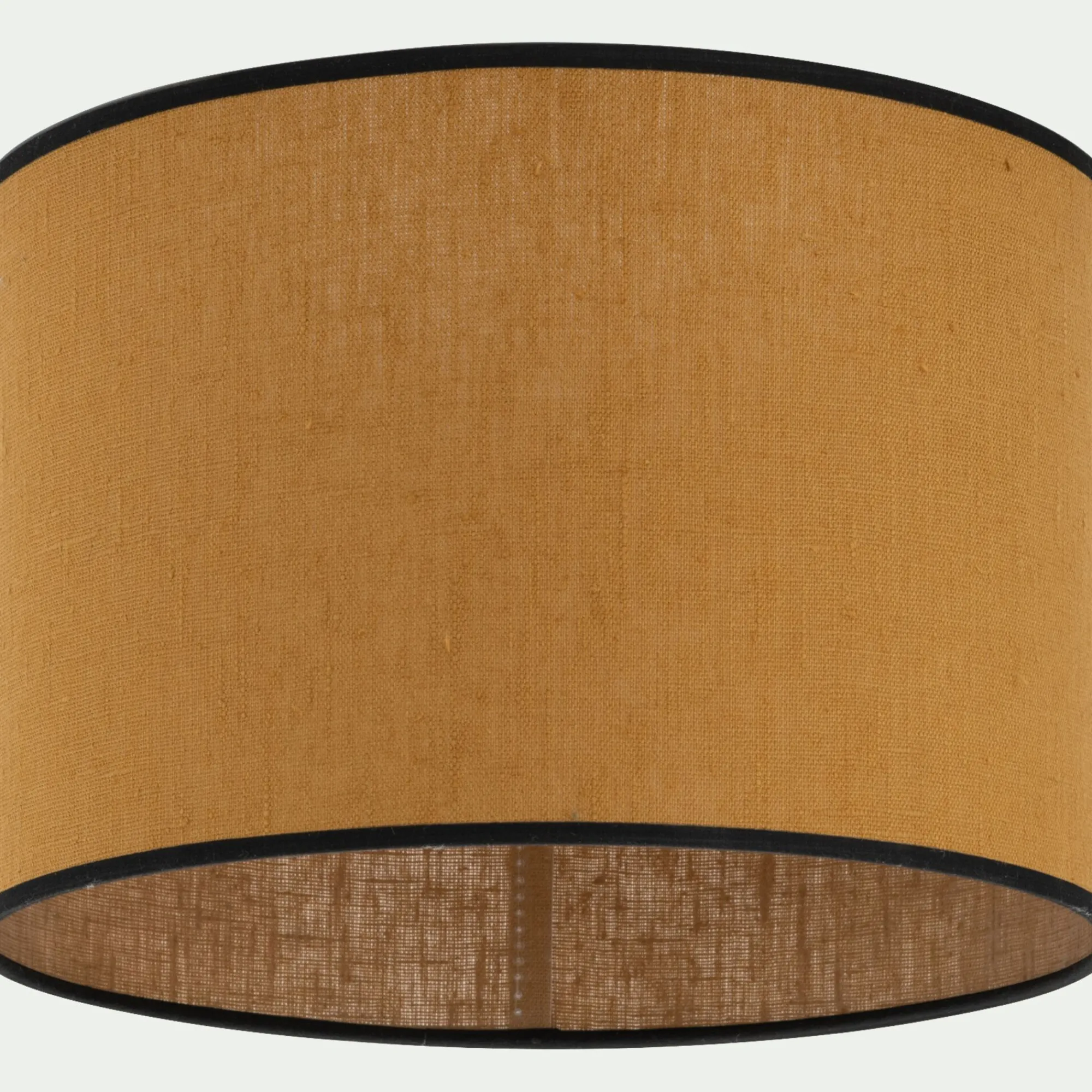 alinea Abat-Jour Lampe|Abat-Jour Naturel*Abat-jour cylindrique en lin D32cm - miel Jaune