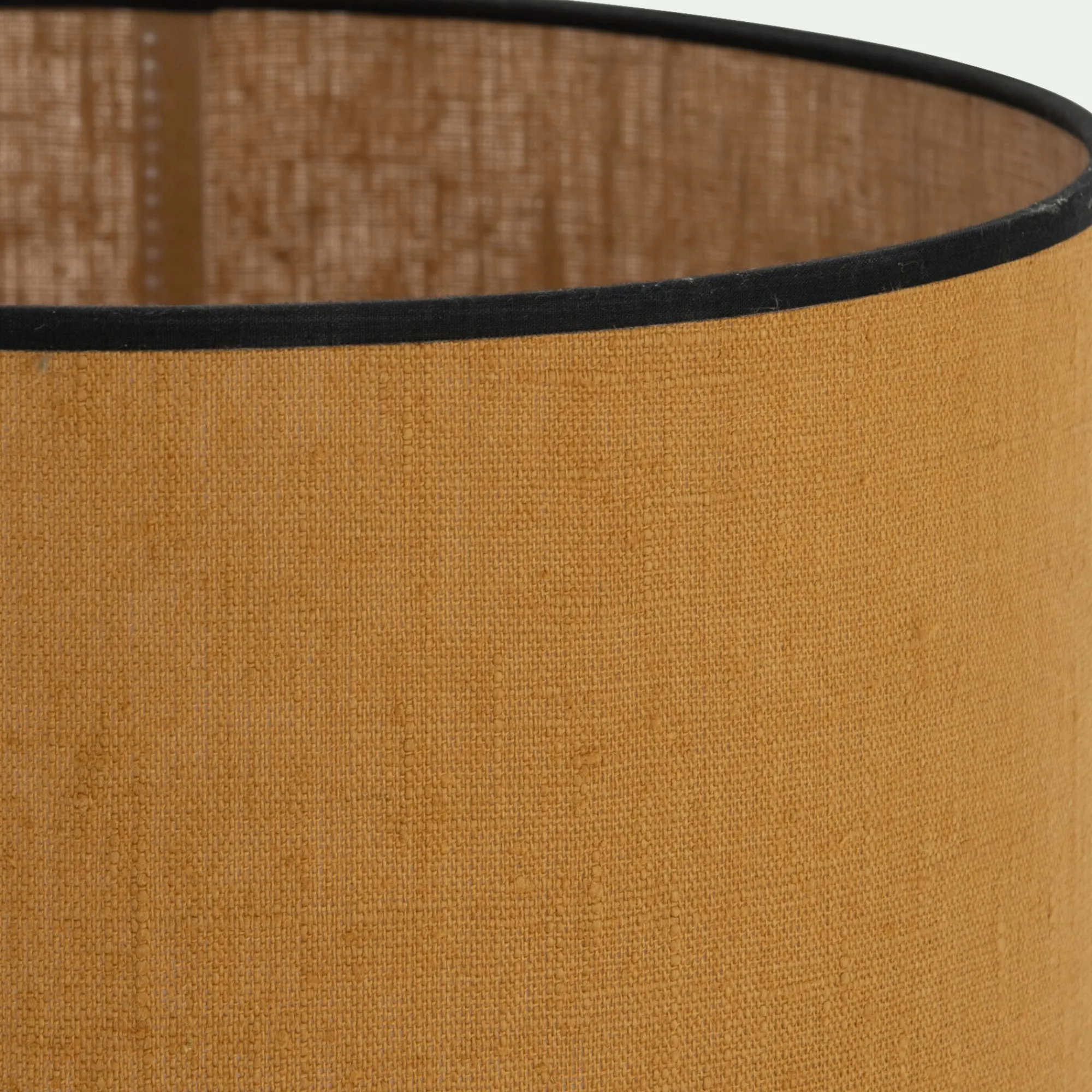 alinea Abat-Jour Lampe|Abat-Jour Naturel*Abat-jour cylindrique en lin D32cm - miel Jaune