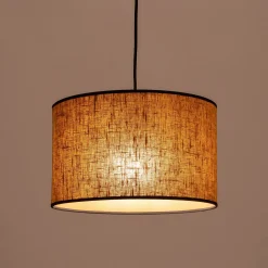 alinea Abat-Jour Lampe|Abat-Jour Naturel*Abat-jour cylindrique en lin D32cm - miel Jaune