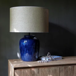 alinea Abat-Jour Lampe*Abat-jour cylindrique en papier tressé D50cm - Naturel