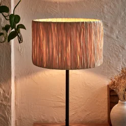 alinea Abat-Jour Lampe|Abat-Jour Naturel*Abat-jour cylindrique en raphia D32cm - Naturel