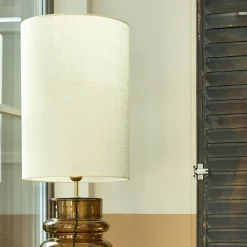 alinea Abat-Jour Lampe|Abat-Jour Naturel*Abat-jour cylindrique non électrifiée en jute D35xH50cm - Naturel