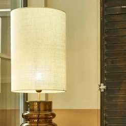 alinea Abat-Jour Lampe|Abat-Jour Naturel*Abat-jour cylindrique non électrifiée en jute D35xH50cm - Naturel