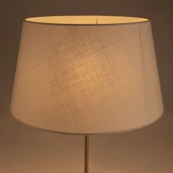 alinea Abat-Jour Lampe*Abat-jour tambour en coton - D45cm roucas Beige