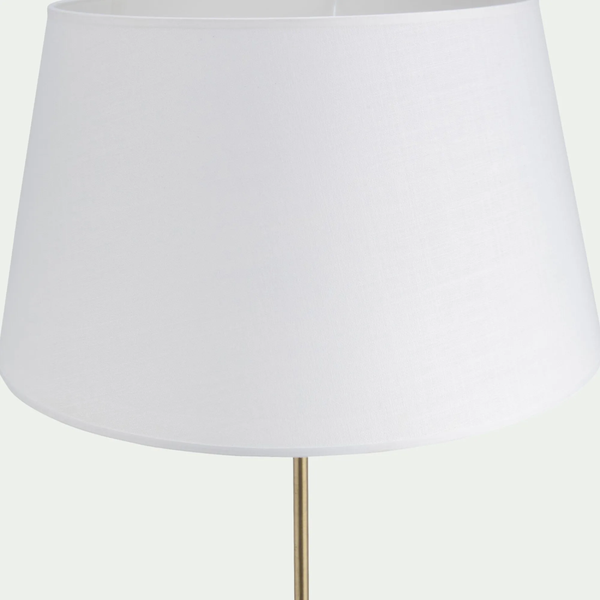 alinea Abat-Jour Lampe*Abat-jour tambour en coton D45cm - capelan Blanc