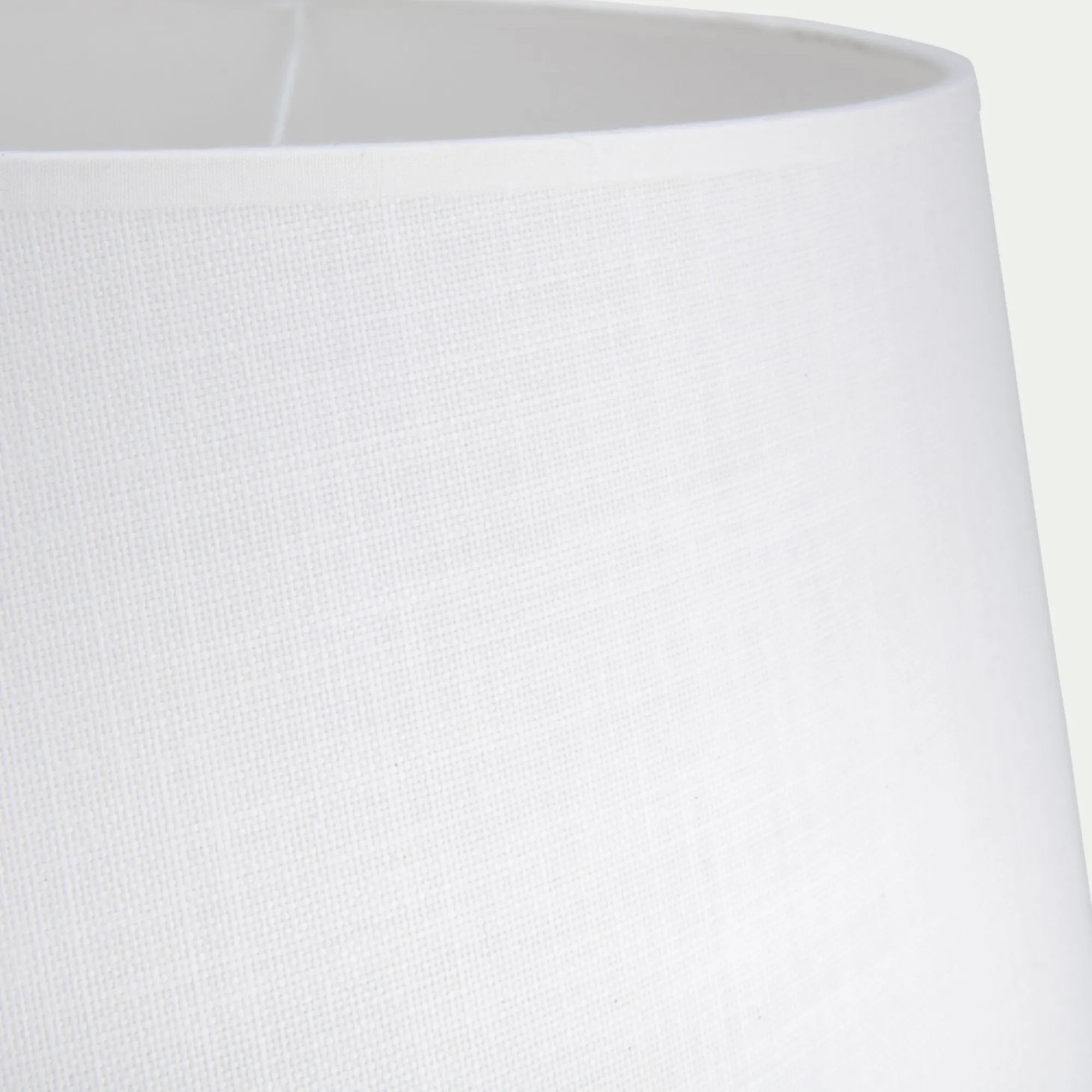 alinea Abat-Jour Lampe*Abat-jour tambour en coton D45cm - capelan Blanc