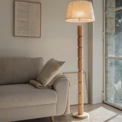 alinea Abat-Jour Lampe|Abat-Jour Suspension*Abat-jour tambour en jute D45cm - écru Blanc