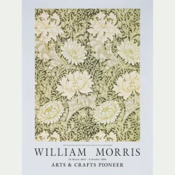 alinea Toile, Tableau Et Affiche*Affiche chrysanthèmes 50x70cm - vert garrigue