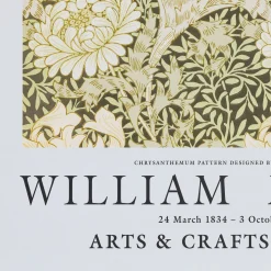 alinea Toile, Tableau Et Affiche*Affiche chrysanthèmes 50x70cm - vert garrigue