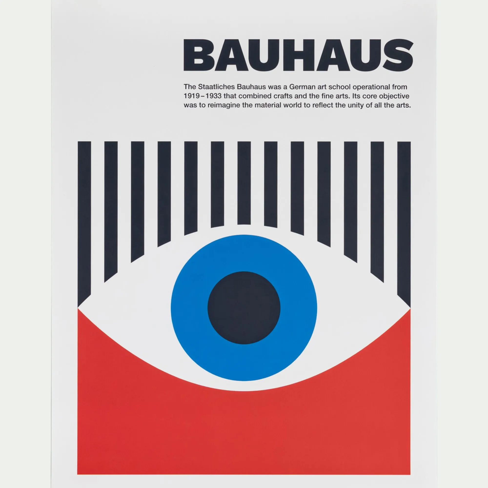 alinea Toile, Tableau Et Affiche*Affiche œil 30x40cm - bleu