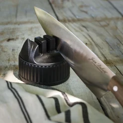 alinea Couteau De Cuisine*Aiguiseur à couteaux 3 niveaux - Noir