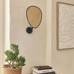 alinea Applique Murale*Applique électrifiée en papier tressé H39cm - Naturel