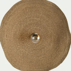 alinea Applique Murale*Applique murale électrifiée en jonc de mer D61cm - Naturel