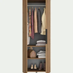 alinea Dressing|Armoire*Armoire 2 portes en bois H210cm - Bois clair