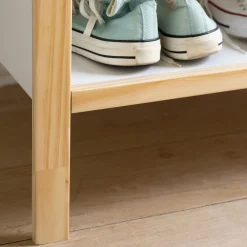 alinea Armoire Enfant*Armoire forme de maison en bois H185cm - Blanc
