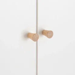 alinea Armoire Enfant*Armoire forme de maison en bois H185cm - Blanc