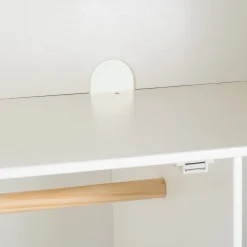 alinea Armoire Enfant*Armoire forme de maison en bois H185cm - Blanc