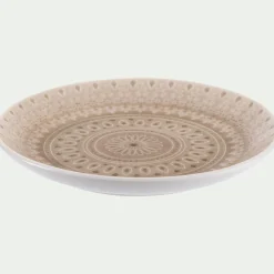 alinea Assiette*Assiette à dessert à motifs en grès D20,7cm - alpilles Beige
