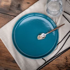 alinea Assiette*Assiette à dessert en faïence D22,3cm - figuerolles Bleu