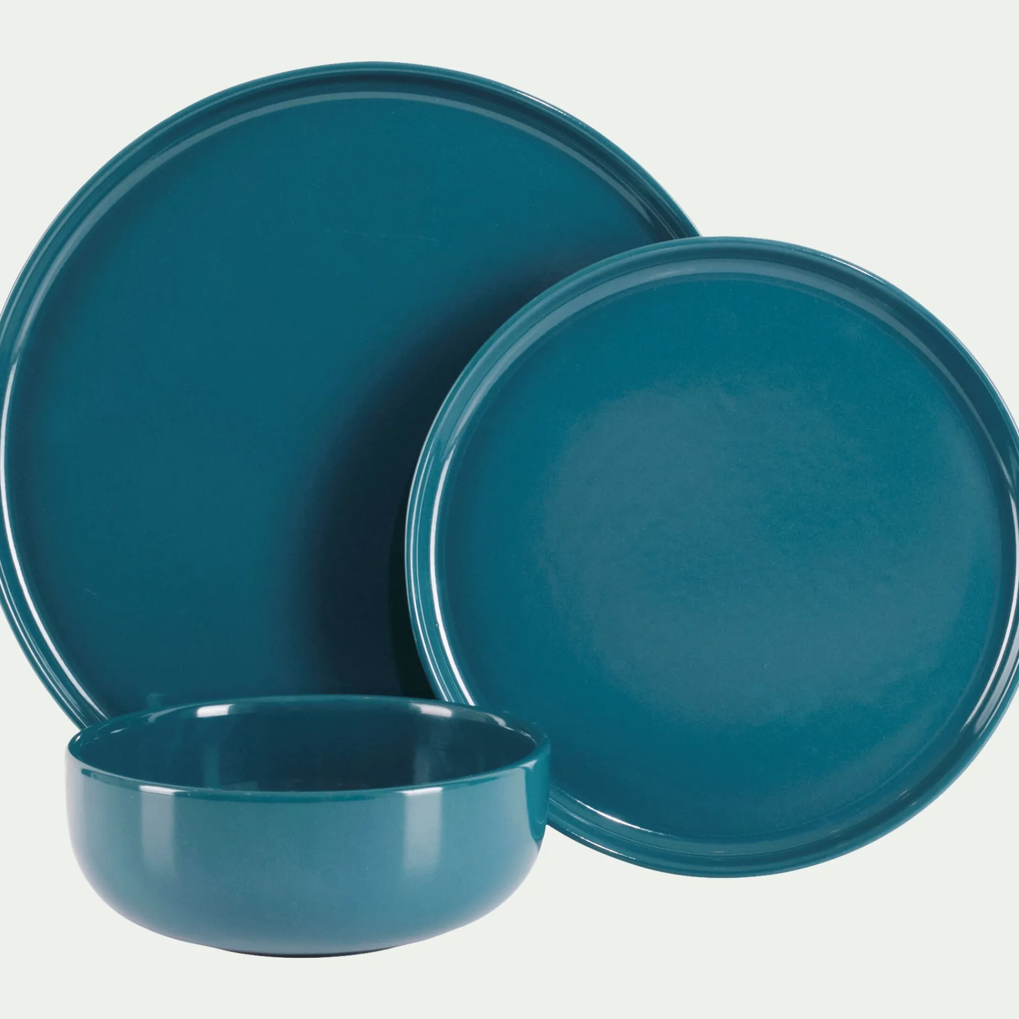 alinea Assiette*Assiette à dessert en faïence D22,3cm - figuerolles Bleu