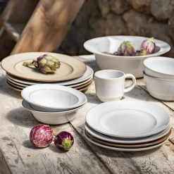 alinea Assiette*Assiette à dessert en grès D22cm - alpilles Beige
