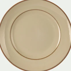 alinea Assiette*Assiette à dessert en grès D22cm - alpilles Beige