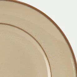 alinea Assiette*Assiette à dessert en grès D22cm - alpilles Beige