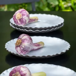 alinea Assiette*Assiette à dessert en grès D20cm - Blanc