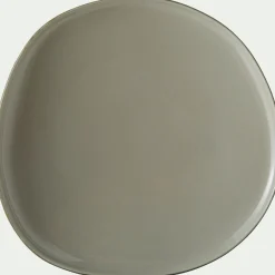 alinea Assiette|Assiette De Noël*Assiette à dessert en grès D21cm - olivier Vert