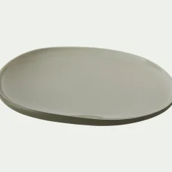 alinea Assiette|Assiette De Noël*Assiette à dessert en grès D21cm - olivier Vert