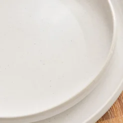 alinea Assiette|Assiette De Noël*Assiette à dessert en grès D21cm - Blanc