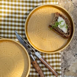 alinea Assiette*Assiette à dessert en grès D18,5cm - argan Jaune
