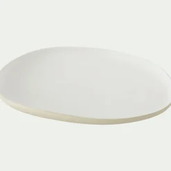 alinea Assiette|Assiette De Noël*Assiette à dessert en grès D21cm - Blanc ventoux