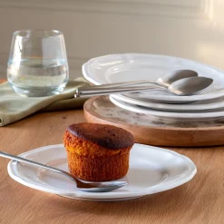 alinea Assiette|Assiette De Noël*Assiette à dessert en porcelaine D21cm - Blanc