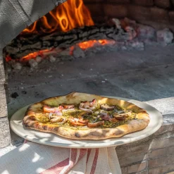alinea Plat De Service Et Saladier|Assiette*Assiette à pizza en grès D32cm - Blanc