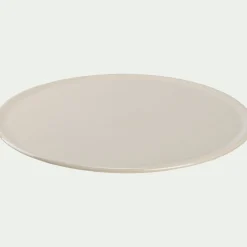 alinea Plat De Service Et Saladier|Assiette*Assiette à pizza en grès D32cm - Blanc