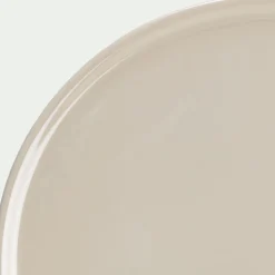 alinea Plat De Service Et Saladier|Assiette*Assiette à pizza en grès D32cm - Blanc